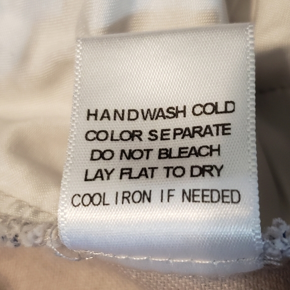 Altar'd State Jean Stripe Mini Skirt Womens S Blue Off White Denim - Picture 9 of 11